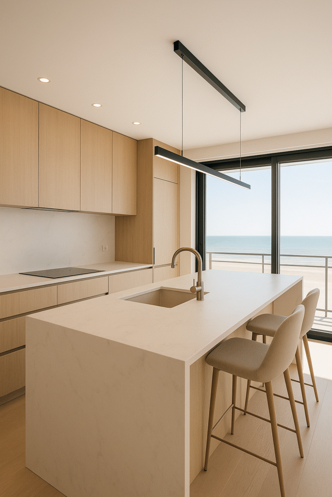 appartement zee keuken